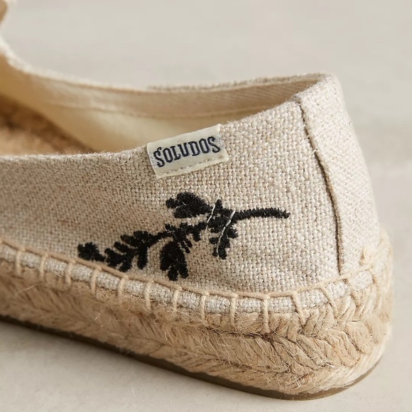 Soludos Otomi Embroidered Espadrilles Flats Size 9 - Picture 5 of 8